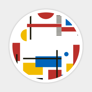 Bauhaus geometric #6 Magnet